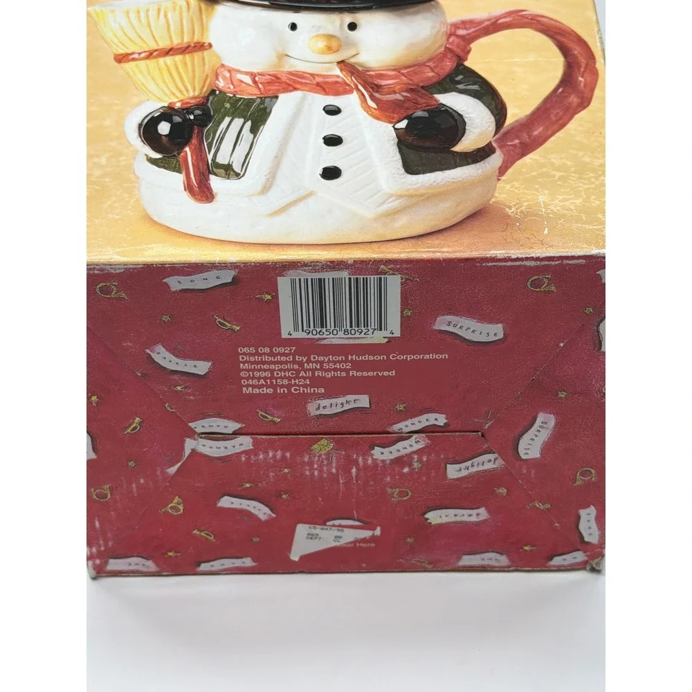 Snowman Teapot Ceramic‎ Five Cup Capacity Holiday Kitchenware King May